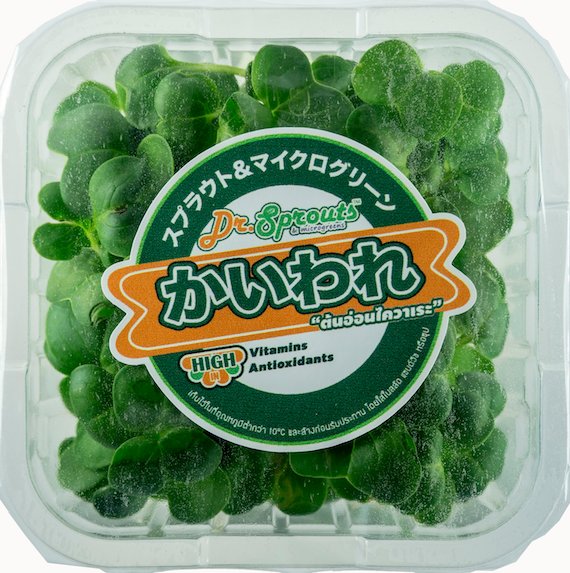 Dr.Sprouts red kaiware radish sprouts pack
